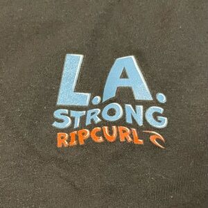 Rip Curl Los Angeles Strong Limited Edition Wildfire Relief Tee | NWT | Large